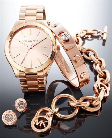 michael kors schmuckset rosegold|michael kors rose gold watches.